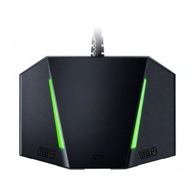 محول الفأرة ولوحة المفاتيح VX AimBox - محول ألعاب بدقة 1:1 - تقنية التحويل الذكي متوافقة مع PS4 و PS5 و Xbox Series X/S و Nintendo Switch - إضاءة LED قابلة للتخصيص للاعبي الأجهزة المنزلية - Image 1