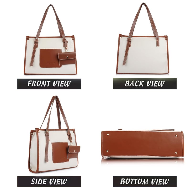 Daniel Clark حقيبة كتف مع جيب أمامي وحقيبة قابلة للفصل للمكتب - للنساء والفتيات - Image 3