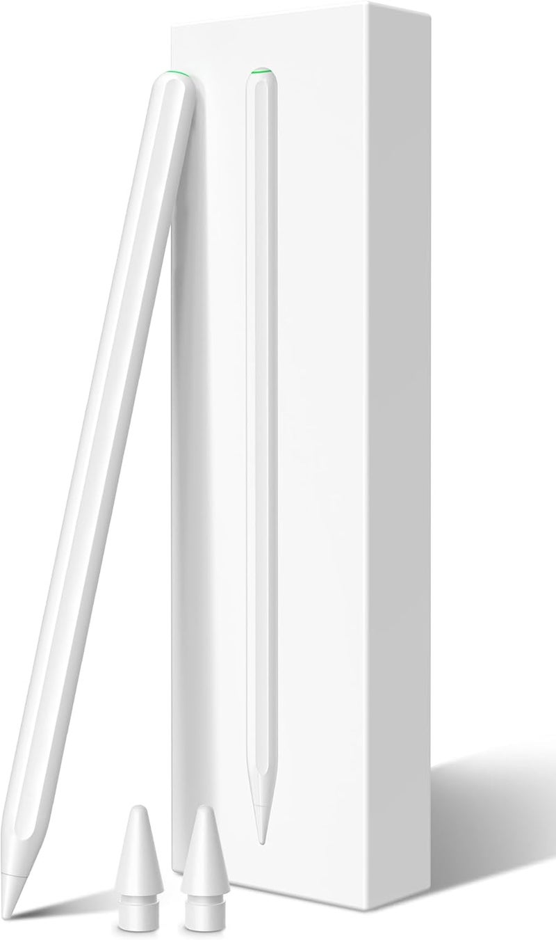 KASTWAVE Stylus Pen for iPad Pencil 2nd Generation with Magnetic Wireless Charging,Compatible with iPad Pro 12.9 in 3/4/5/6,with iPad Pro 11 inch 1/2/3/4,with iPad Air 4/5,with iPad Mini 6 - Image 1
