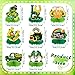 JULMELON St Patricks Day Table Decorations Honeycomb Centerpiece 8pcs Shamrock Leprechaun Lucky Gold Coin Table Topper Irish Party Home Decor - Image 4