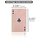 Jeuristic Unique Interomix Waterproof Playing Cards Premium Pack of Cool Plastic Playing Cards Professional Deck Fancy Themed Cute Vintage Play Card Pool Bar Games Gifts Cartas de Poker Shiny Pink - Image 4