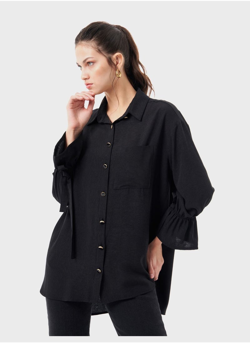 MIZALLE - Button Down Shirt - Image 1
