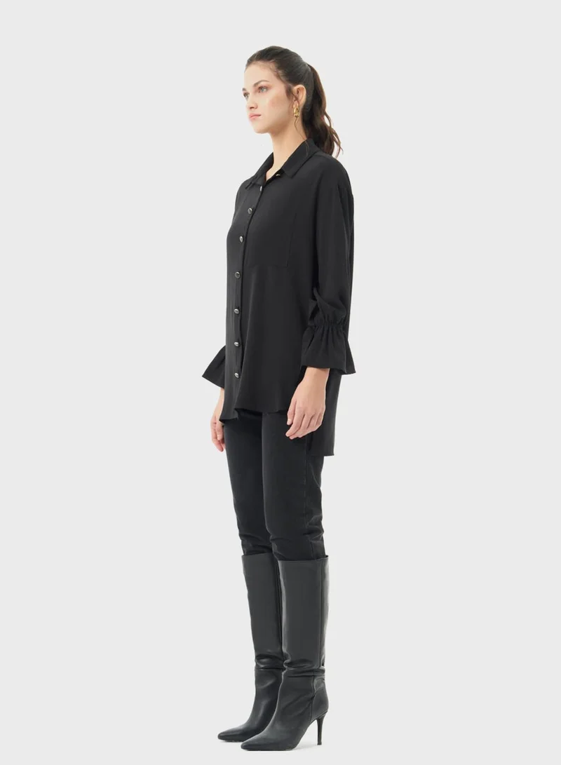 MIZALLE Button Down Shirt