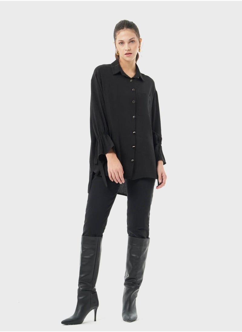 MIZALLE - Button Down Shirt - Image 1