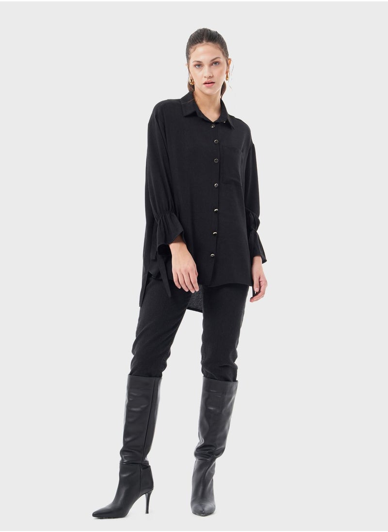 MIZALLE - Button Down Shirt - Image 1