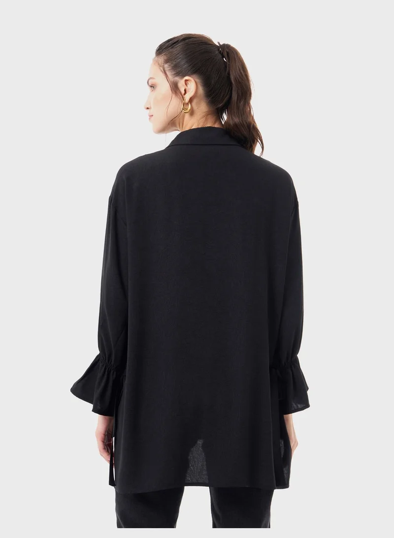 MIZALLE Button Down Shirt