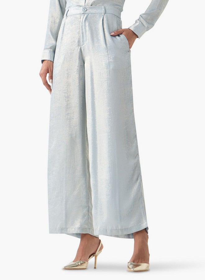 تواكستريمز بنطلون بارز الملمس واسع الساقين مع جيوب من تو إكستريمز - Image 1