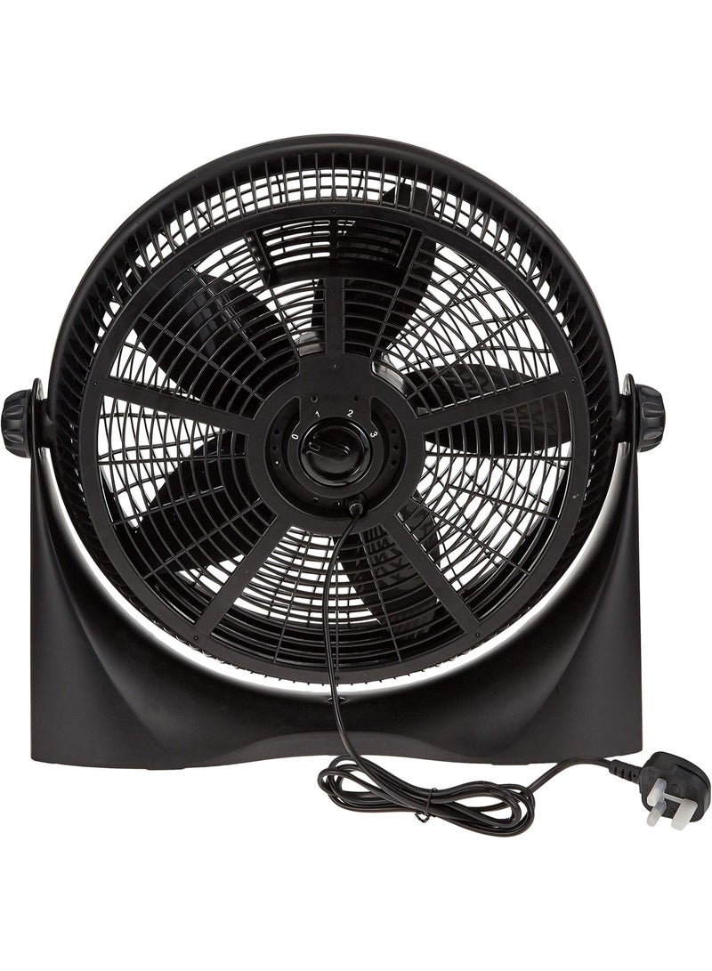 BLACK&DECKER 16 Inch Box Fan, Table Fan Adjustable tilting head & Safety grill - Black - Image 2