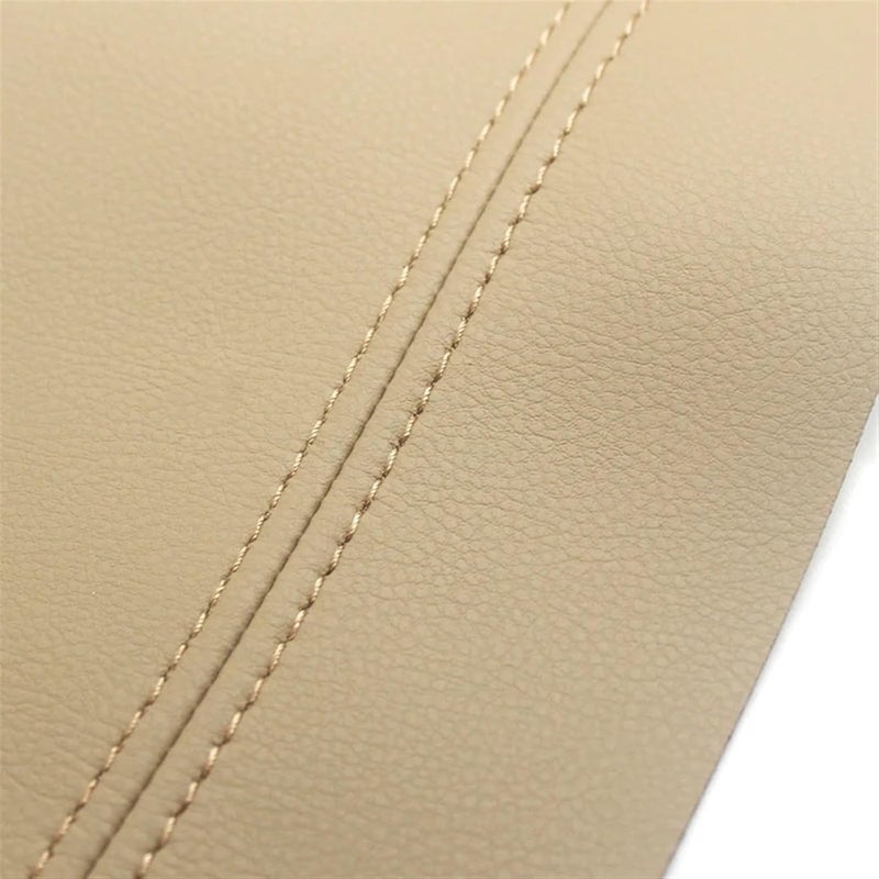 QASULER Beige Leather Armrest Cover for Ford Explorer - Image 4