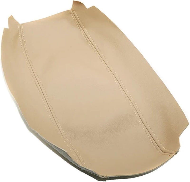 QASULER Beige Leather Armrest Cover for Ford Explorer - Image 2