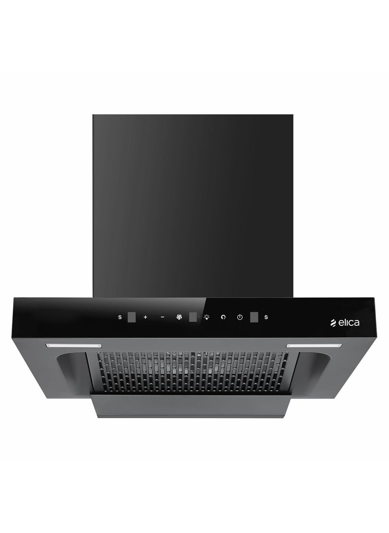Elica - Elica 60cm 1500 m3hr BLDC Filterless Autoclean Kitchen Chimney TShape with 15 Years Warranty SPT FL 600 BLDC HAC LTW MS NERO Black Touch Control with Motion Sensor Control - Image 1