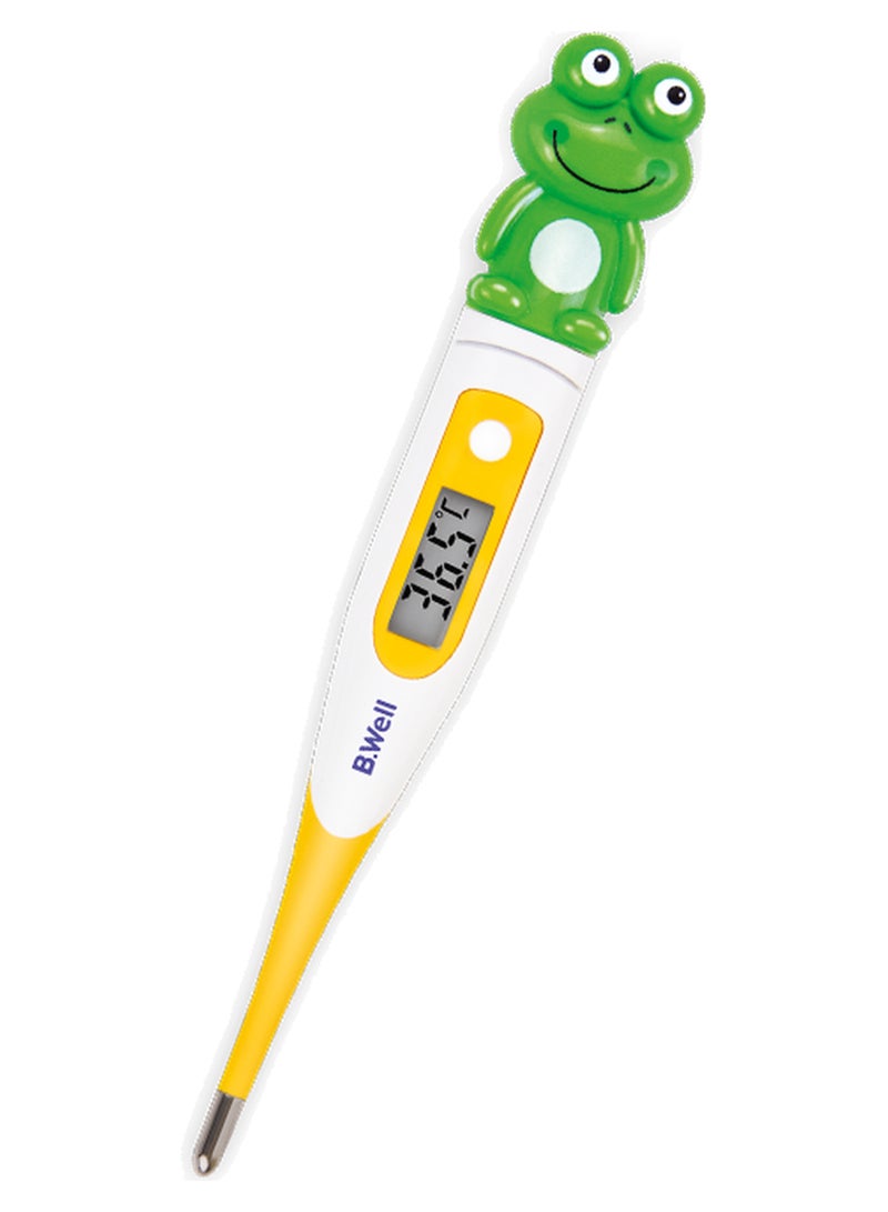 B.Well PRO-06 Frog Flex Digital Thermometer with Flexible Tip, Fast Measurement & Case - Image 1