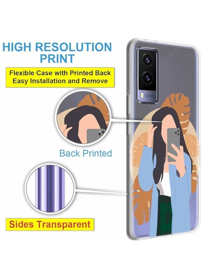 Designer Soft Back Cover Case Compatible for Vivo V21e 5G-D105