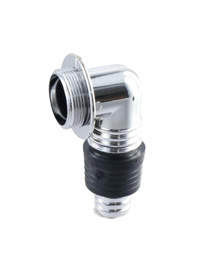 Stainless Steel Floor Drain Cover with Pipe Connector, 10 cm Fast Drainage Shower Plug Insert for Bathroom, Washing Machine Drain Strainer - Image 2