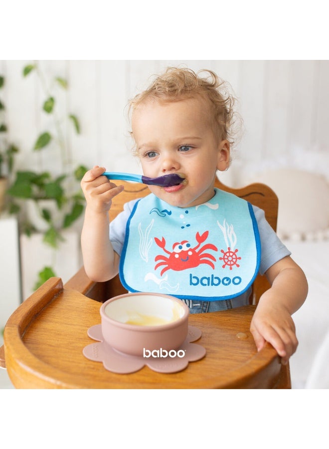 Baboo وعاء سيليكون مع قاعدة شفط - أو ناتورال - 6 أشهر وما فوق - Image 4