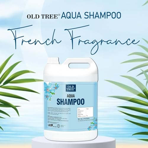 Old Tree Aqua Hair Shampoo 5L for Hotel Rooms, Hospital, Guest House - Bulk Refill Shampoo Kit for Silky and Shiny Hair - Image 2