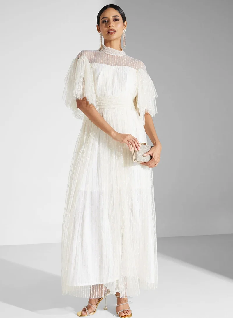 Namshi x Tulle Overlay Dress