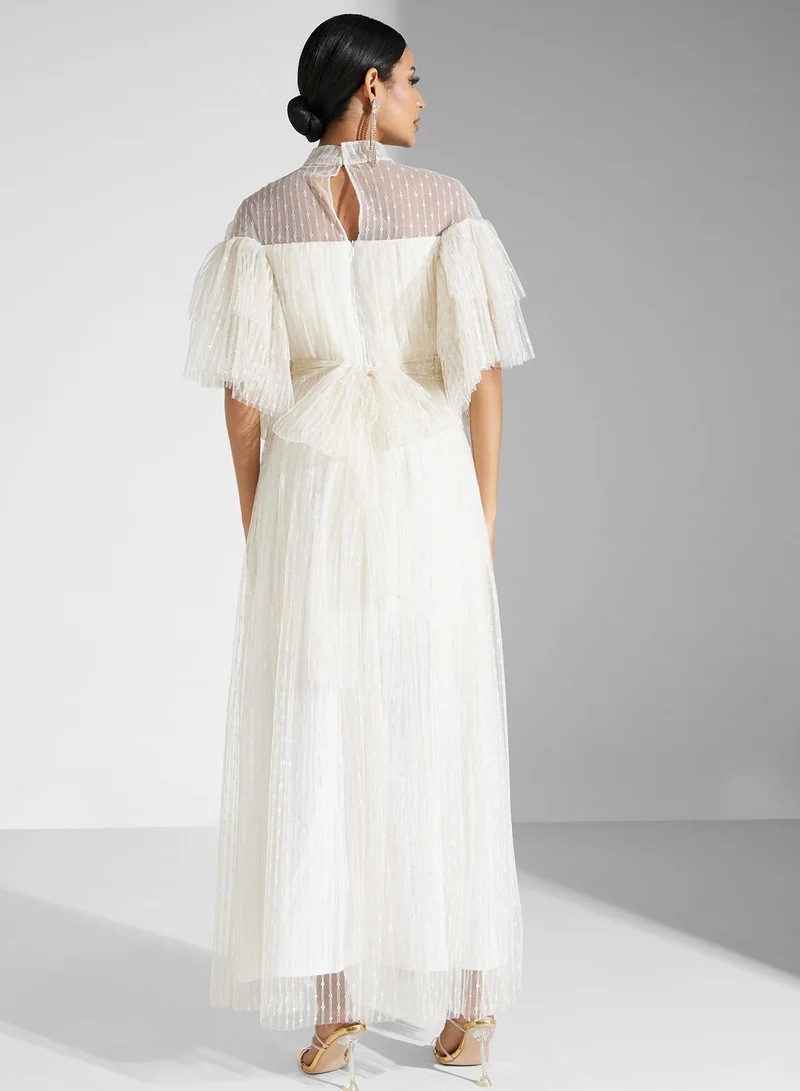 Namshi x Tulle Overlay Dress