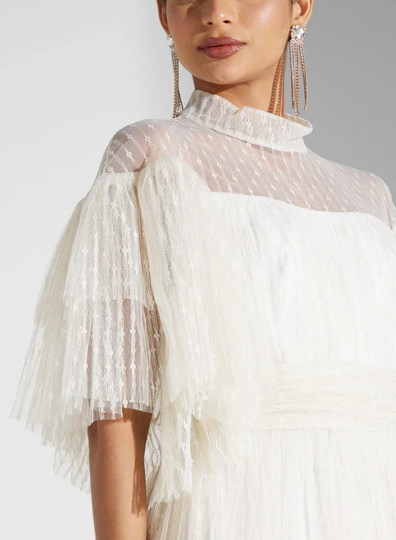 Namshi x Tulle Overlay Dress