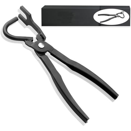Sporthfish Exhaust Pliers Hanger Bracket Removal Pliers Separates Rubber Hangers Plier Supports 38350 Plier for All Car Pipe Exhaust Hanger Bracket Great Automotive Tools, Black - Image 1
