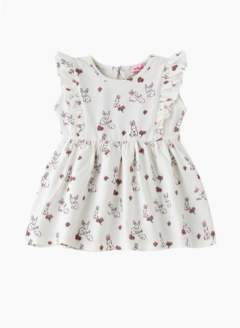 Jelliene Blooming Sunshine: Baby Girl's Dress Comfort & Cuteness for Summer