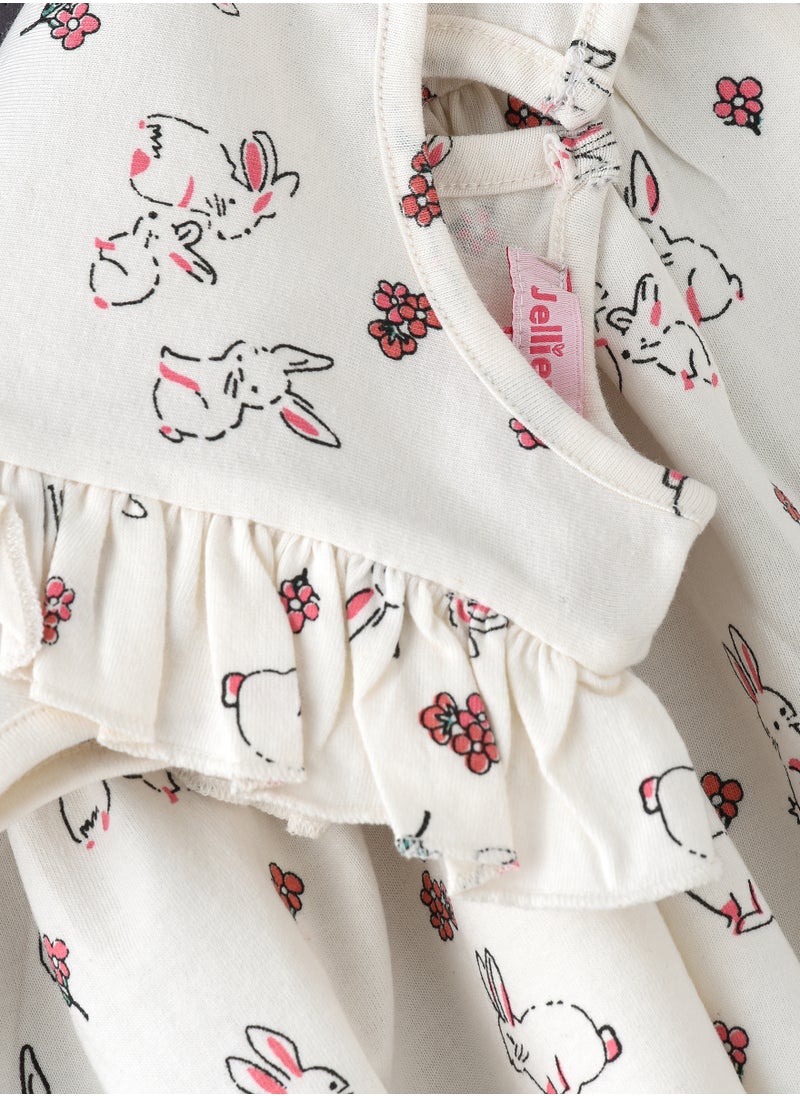 Jelliene Blooming Sunshine: Baby Girl's Dress Comfort & Cuteness for Summer  - Image 3