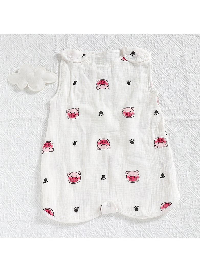 Loquat Summer Suitable For Baby Anti Startle Cotton Wrap Sleeping Vest Bag