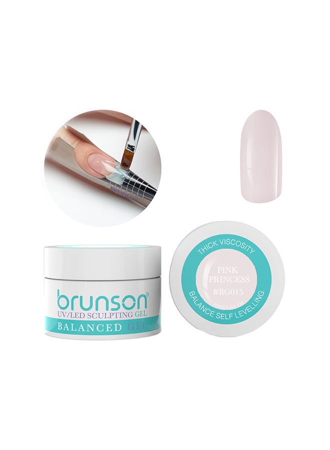 Sculpting Camouflage Uv Builder Gel Balanced Level Gel Uv Sculpting Nail Gel System 30Ml Pink Princess Bg015