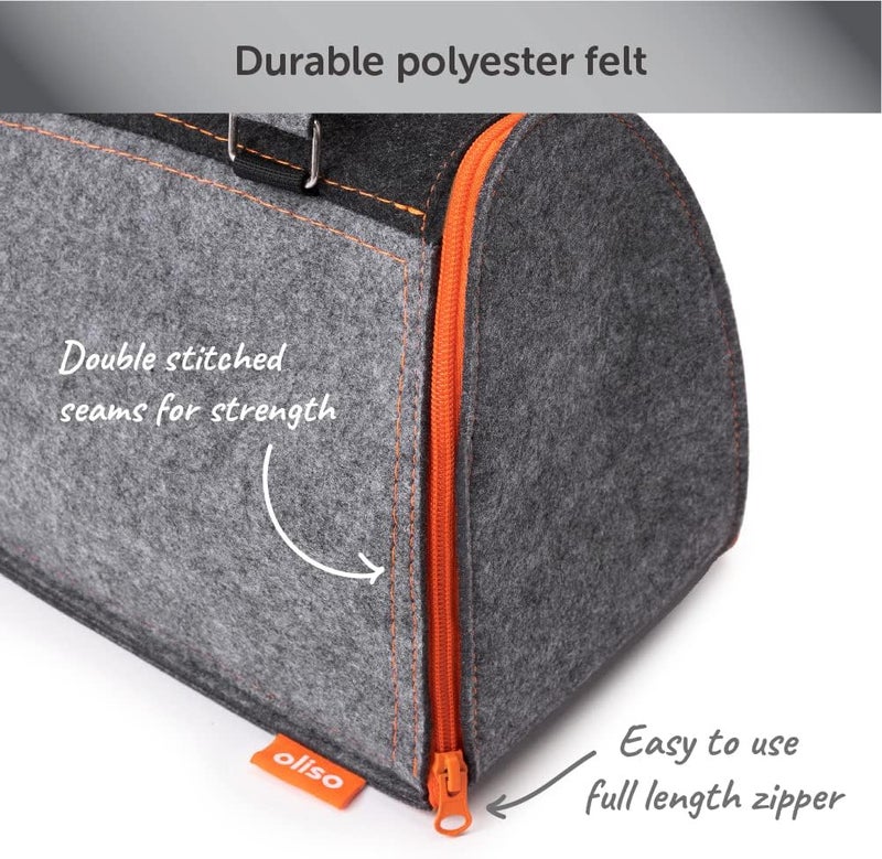 Oliso Full-Size Carry Bag for ProPlus Smart Irons – Travel & Storage Case for Full-Size Steam Irons – Durable, Strong Design - Image 5