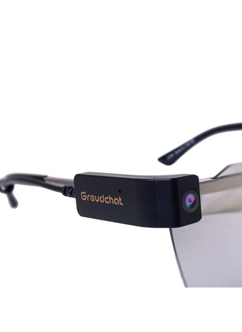 Groudchat JP1DV1 1080P HD Smart Camera Mobile Phone USB Live Camera for Glasses Legs, Built-in Sound-absorbing and Noise-reducing Microphone(Black)