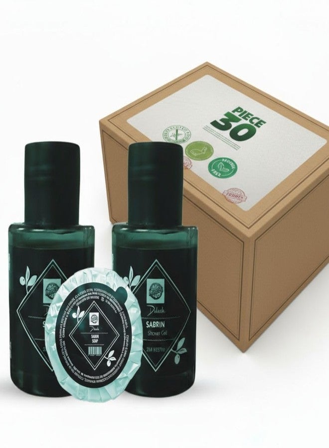 Roomsium Dolesh by Roomsium Hotel Toiletries Set – 30-Piece Shampoo, Shower Gel, Soap – Paraben-Free, Cruelty-Free, Bulk Guest Supplies for Hotels, Airbnb, Spa, Hygiene Kits for Homeless in Bulk - Image 2