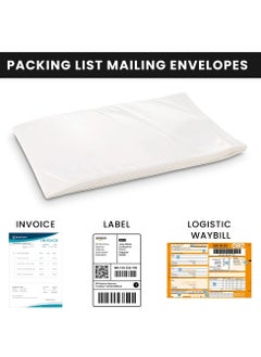 Excefore Shipping Label Sleeves 100Pcs, 7" x 10" Inches - Packing Slip Envelope Pouches with Self-Adhesive Peel & Seal, Clear Packing List Envelopes, Waterproof Mailing List Holder for Invoice Documents Labels  - Image 5