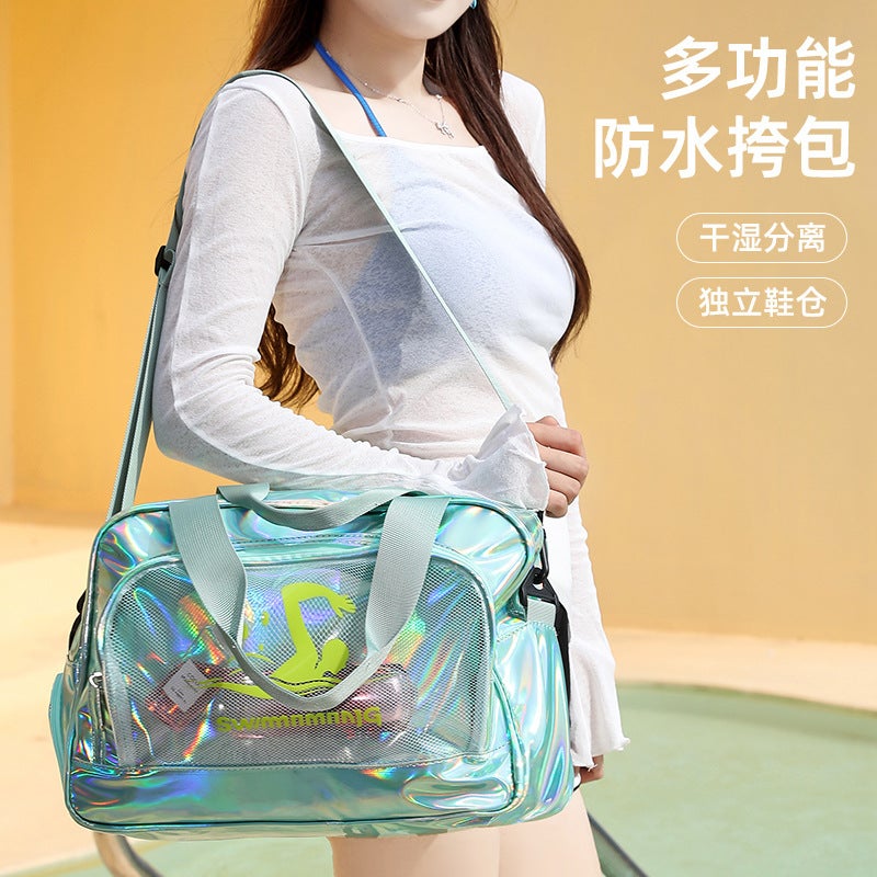 Cosmetic Bag Travel Toiletry Pvc Mirror Style Beauty Salon Dance Training Outing - Image 5