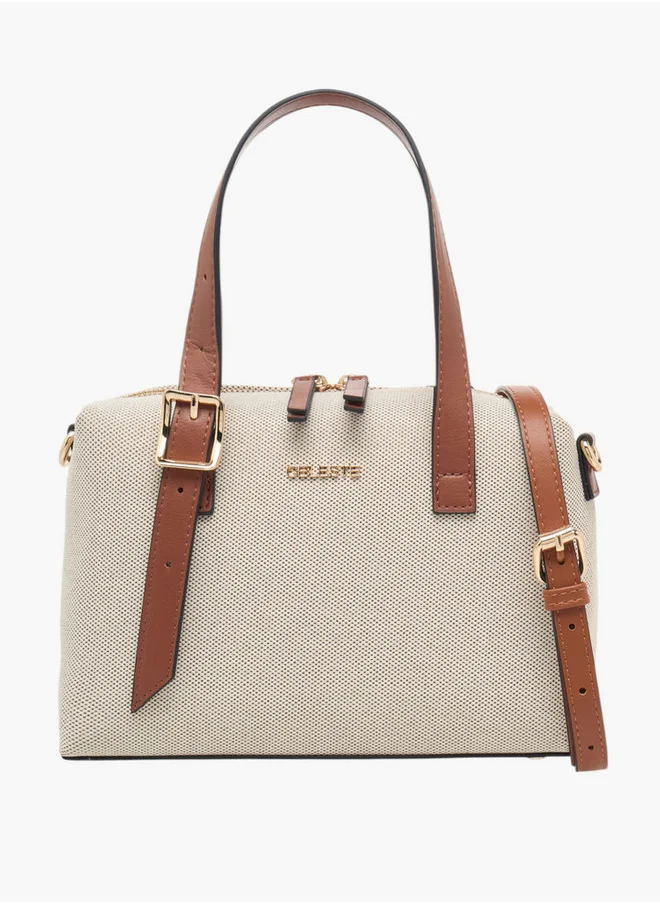سيليست Women's Textured Tote Bag with Adjustable Strap