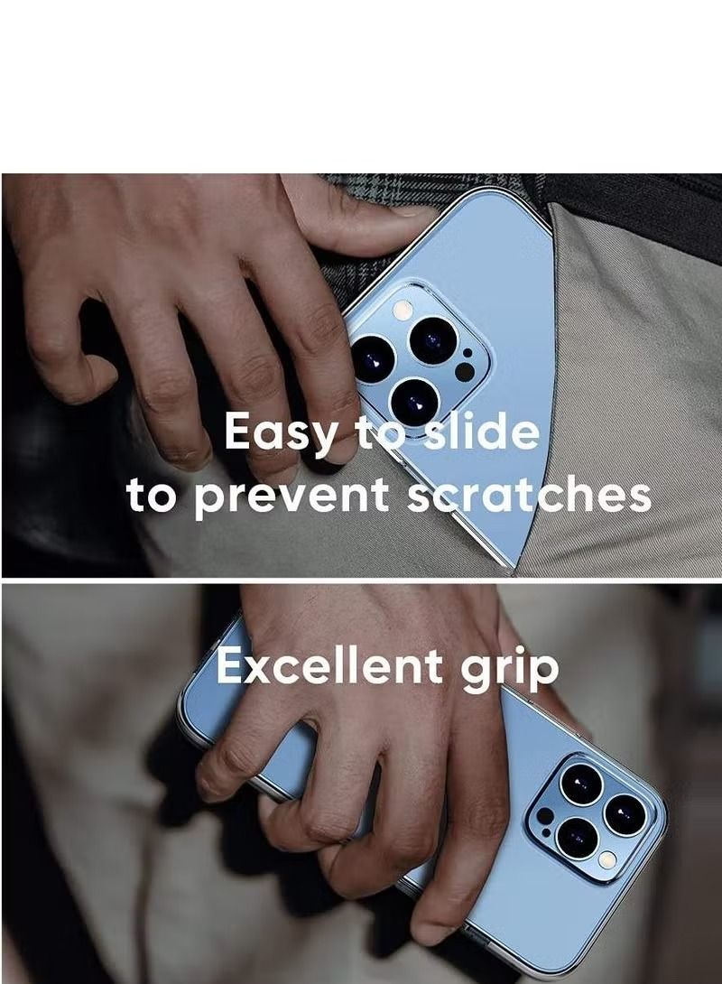 إيف جراب واقٍ لهاتف iPhone 14 Pro Max مقاس 6.7 بوصة شفاف ومقاوم للصدمات رفيع من مادة TPU مقاوم للاصفرار وشفاف رفيع متوافق مع Apple iPhone 14 Pro Max شفاف - Image 3