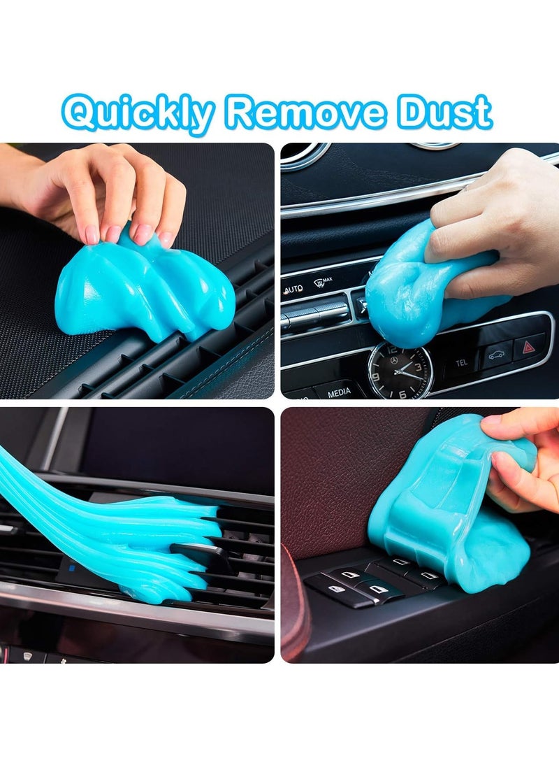 Generic 1pc Cleaning Gel for Car, Car Kit Universal Detailing Automotive Dust Crevice Cleaner Auto Air Vent Interior Detail Removal Putty Keyboard Vents, PC, Laptops, Cameras (Blue)  - Image 5