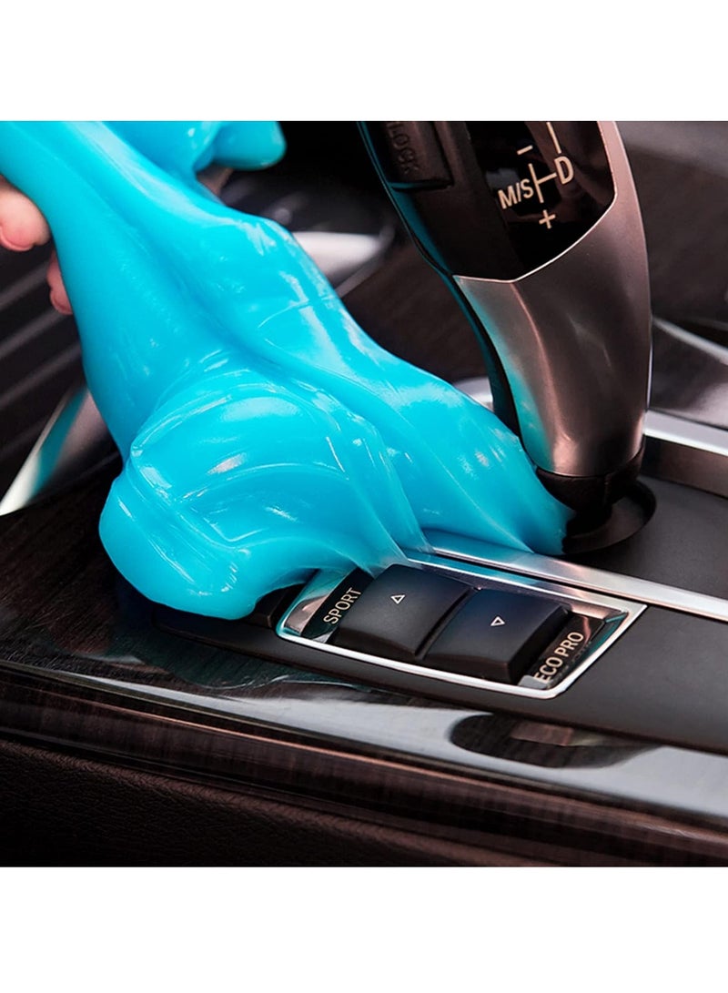 Generic 1pc Cleaning Gel for Car, Car Kit Universal Detailing Automotive Dust Crevice Cleaner Auto Air Vent Interior Detail Removal Putty Keyboard Vents, PC, Laptops, Cameras (Blue)  - Image 1