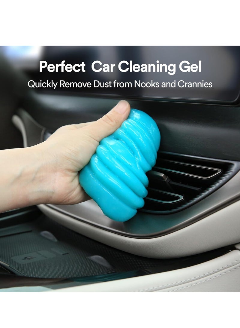 Generic 1pc Cleaning Gel for Car, Car Kit Universal Detailing Automotive Dust Crevice Cleaner Auto Air Vent Interior Detail Removal Putty Keyboard Vents, PC, Laptops, Cameras (Blue)  - Image 2