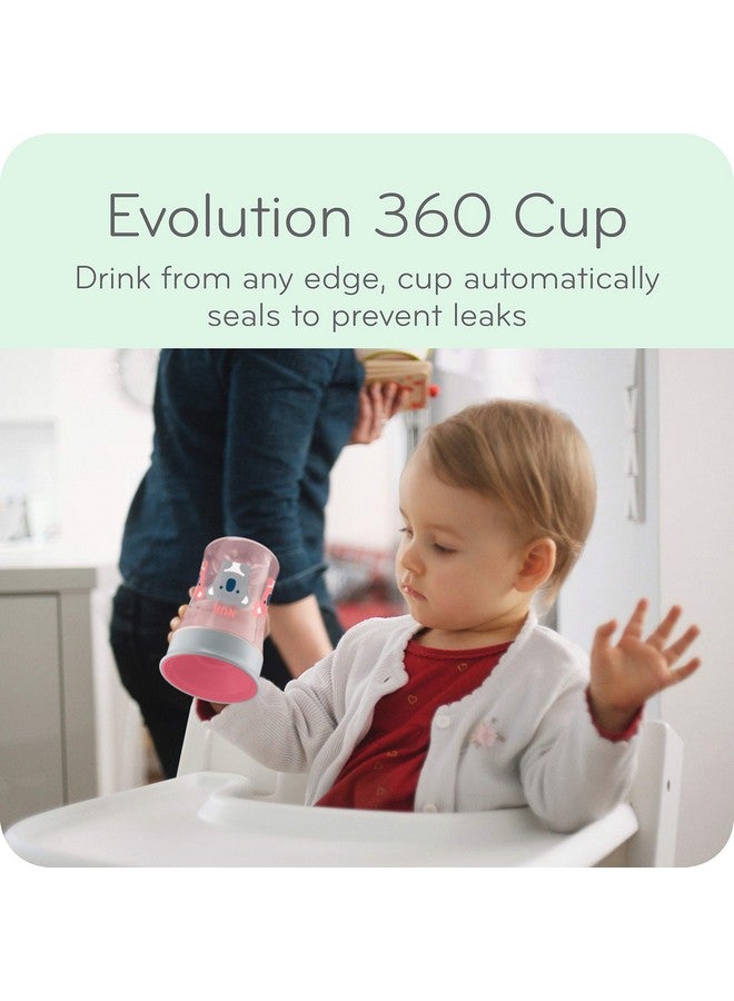 NUK Evolution Straw Cup, Blue 8 Ounce (Pack Of 2) - Image 4