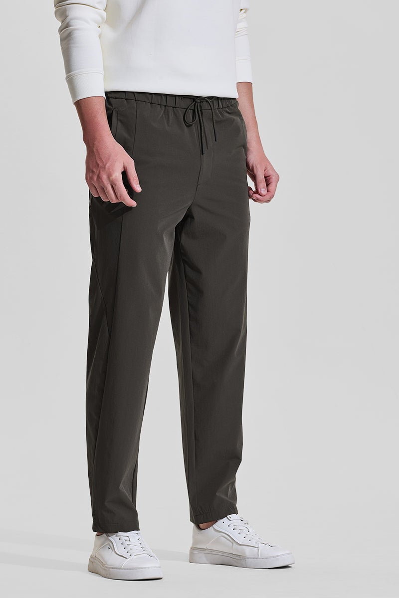 SNITCH Dark Green Slim Fit Pants - Image 5
