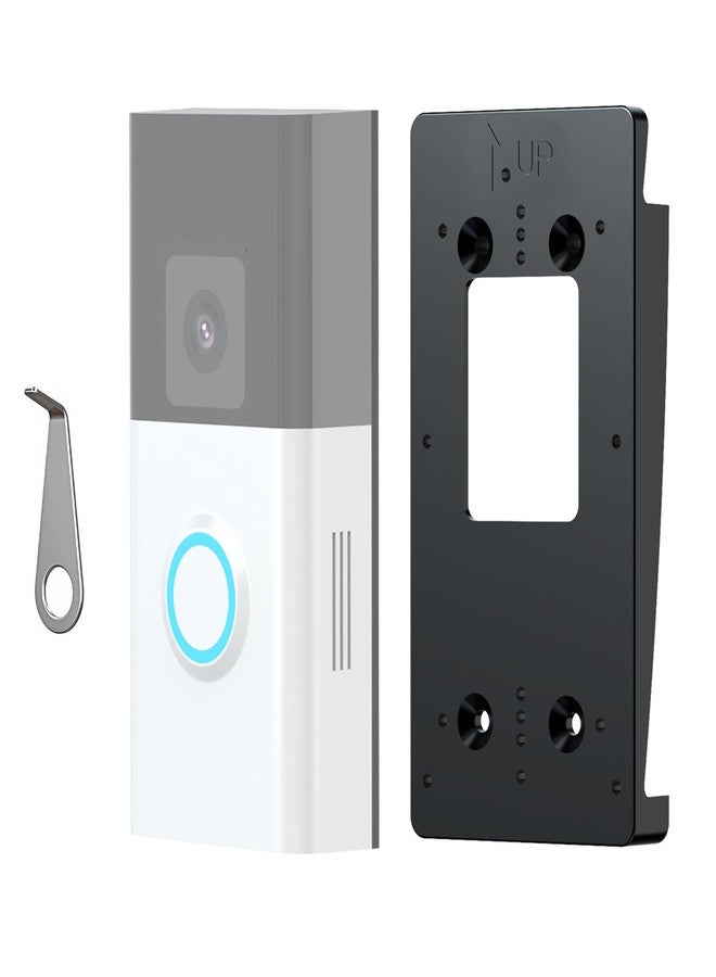 SENLEG Vinyl Siding Doorbell Wall Mount Kit Fit for Ring/Video Doorbell, Vertical Doorbell Angle Wedge Mounting Bracket Plate(4-inch Standard Vinyl Siding Only) - Image 1