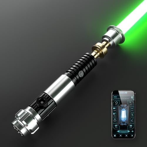 DAMIENSABER RGB V3 Dueling Light Saber Motion Control Smooth Swing Light Sabers16 Sound Fonts Saber with Infinite Color ChangingObiwan Light Saber for AdultsMetal Hilt Rechargeable Pogo Core - Image 1