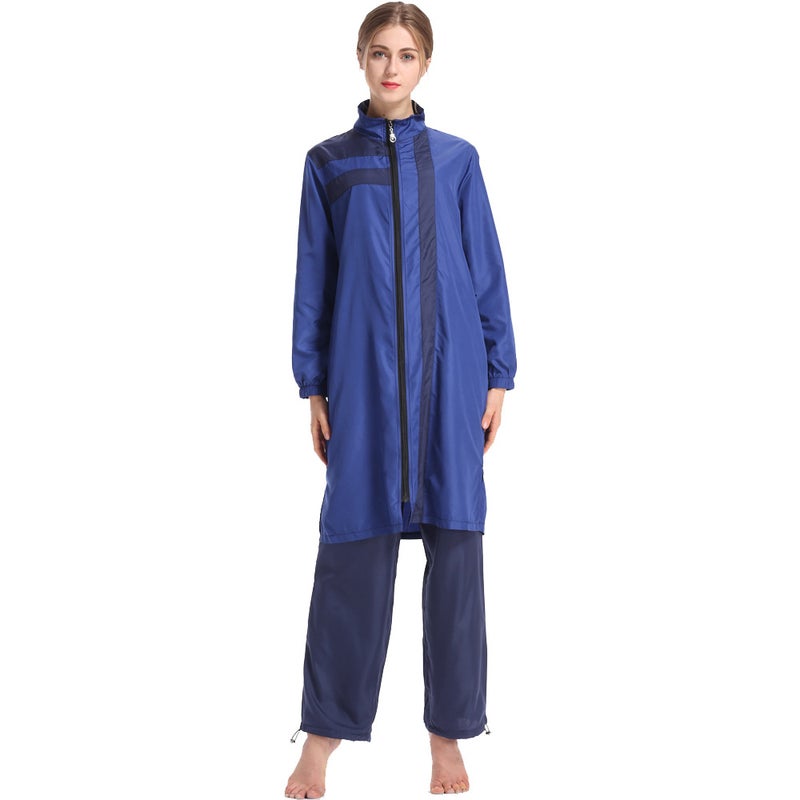 مايوه نسائي M-4XL هوي عرقي محافظ ثلاث قطع S001 أسلوب رياضي - Image 1