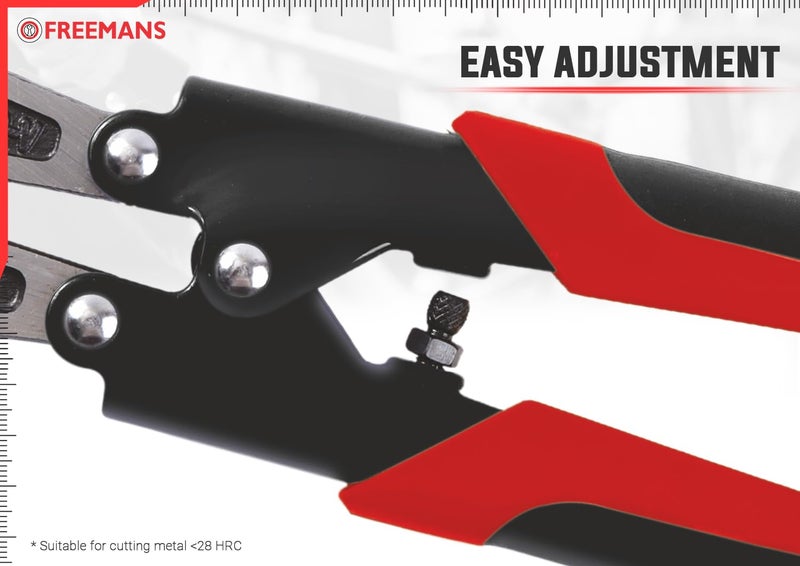 FREEMANS FBC18 18"/450mm Chrome Molybdenum Steel Bolt Cutter With Thick Insulation PVC Sleeve || Easy Adjustment || Drop Forged Hardened and Tampered Cutting Edge - Image 4