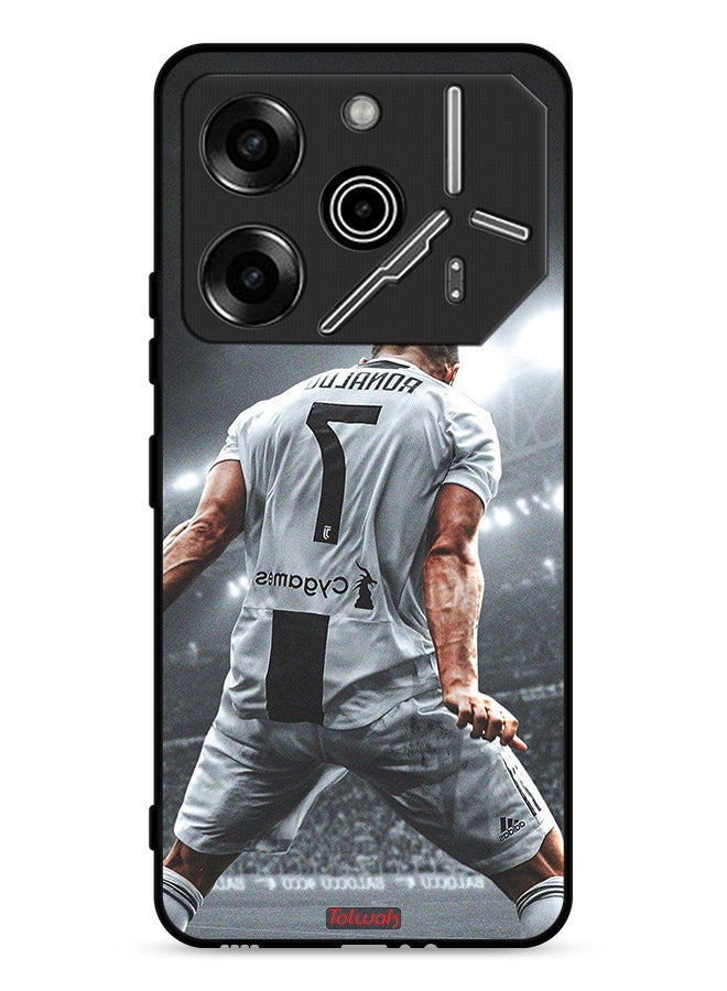 Tolwak Tecno Pova 6 Pro 5G Protective Case Cover Cristiano Ronaldo Celebration - Image 1