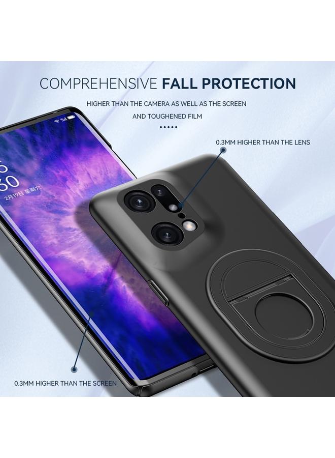 S-TOP Case For OPPO Find X5 Magsafe Hidden Fold Holder Full Coverage Shockproof Phone Case - Image 5