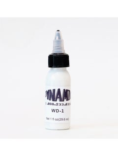 1pc Color Tattoo Ink, Smooth Consistent 30ml Tattoo Practice Color Tattoo Pigment, Vegan Friendly Tattoo Color Perfect For Lining And Shading, (WD-1 White)