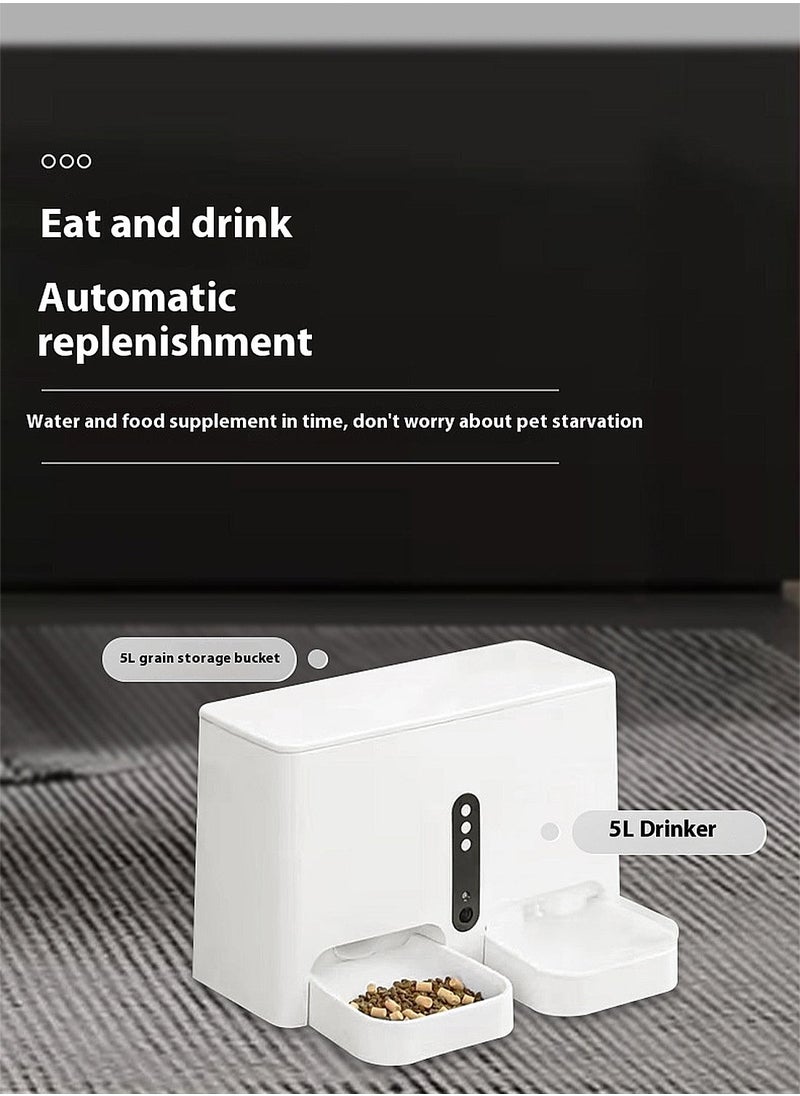 Kidle - Automatic Cat Feeder and Water Dispenser Food Dispenser Pet Smart Feeder Cat Dog Feeding Drinking - Image 1