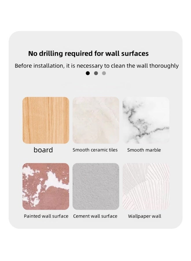 منزل باب مغناطيسي وقف, ديكور ماتي أسود حامل الباب ذاتيا اللاصق, خفض الضوضاء السيليكون مصنوع, لا الحفر سهلة التثبيت, حائط أرضية جبل حامي الجدار - Image 5