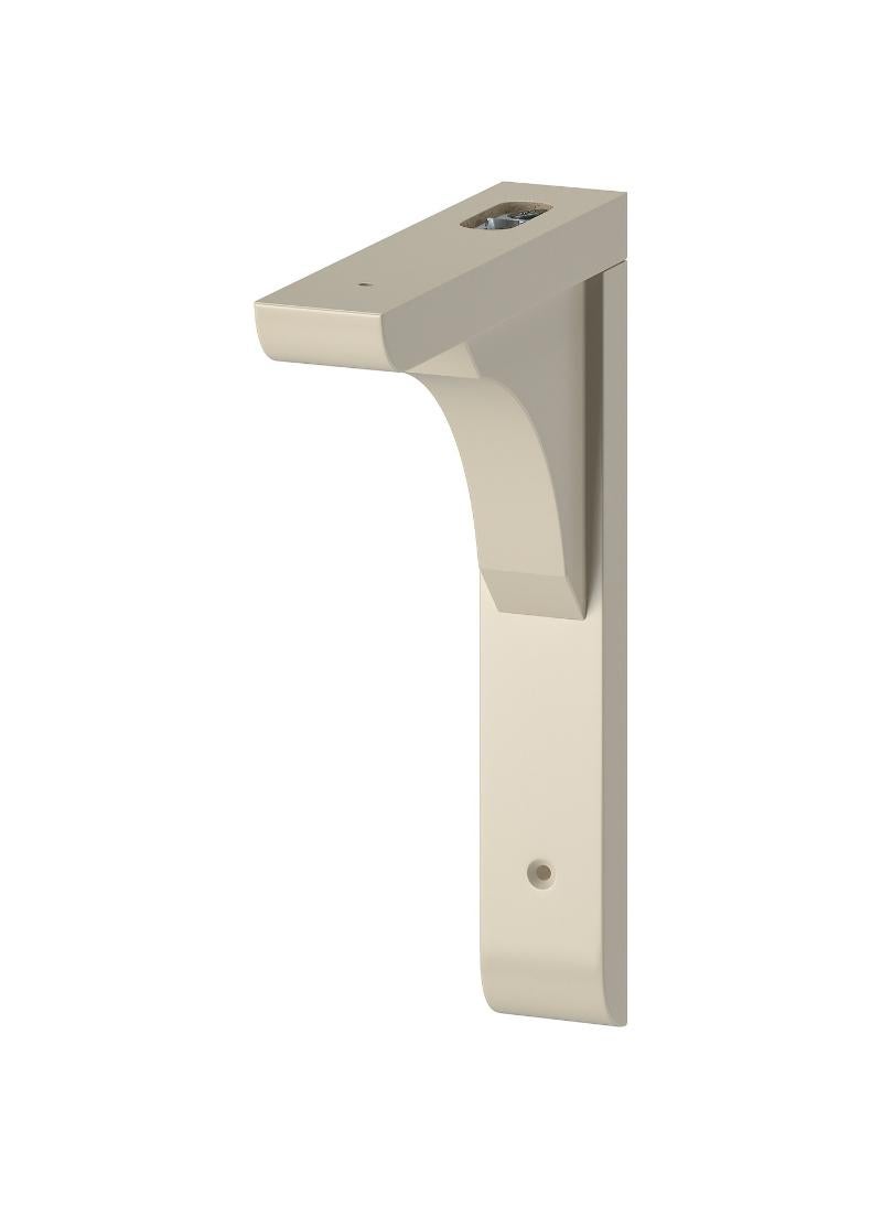 Elegant And Robust Bracket Grey Beige 18X22 Cm Perfect For Compact Shelving Solutions